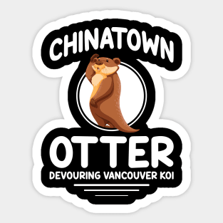 Chinatown Otter Sticker